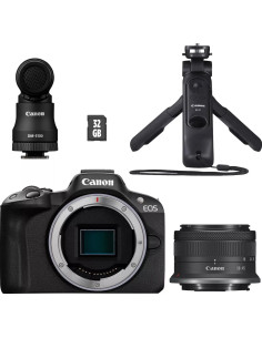 EOS R50 + RF-S 18-45mm f/4.5-6.3 IS STM Creator Kit